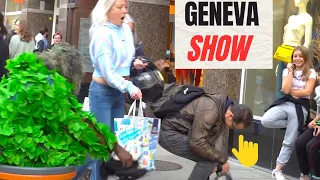 BUSHMAN PRANK GOES EPIC IN SWITZERLAND, ( FUNNIEST REACTIONS )