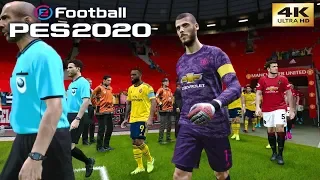 PES 2020 (PC) Manchester United vs Arsenal | PREMIER LEAGUE MATCH PREVIEW | 30/09/2019 | 4K 60FPS