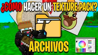 🎨HOW TO MAKE A TEXTURE PACK FOR MINECRAFT?🎨 | #1 FILES