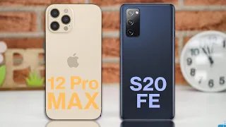 iPhone 12 Pro Max vs Samsung Galaxy S20 FE