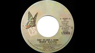 1975 HITS ARCHIVE: Mornin’ Beautiful - Tony Orlando & Dawn (stereo 45)