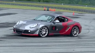 SOUL | Porsche 987.2 Cayman R On Skid Pad