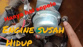 Engine cant start || Komatsu heavy equipment