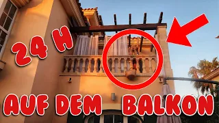 24 STUNDEN AUF MEINEM BALKON ÜBERLEBEN | MaVie Noelle