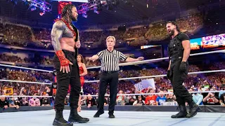 WWE 2K24 - Seth Rollins (c) vs. Roman Reigns (c) - WrestleMania Main Event Match | [4K60] WWE 2k24