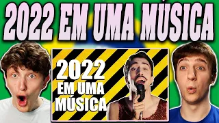 Americans React to 2022 EM UMA MÚSICA!