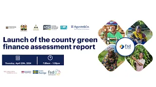 Launch of the county green finance assessment report