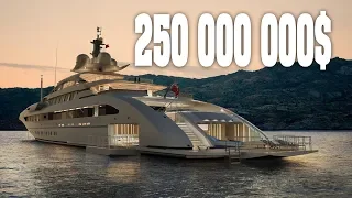 250,000,000$ УЛЬТРАСОВРЕМЕННАЯ СУПЕРЯХТА QUATTROELLE