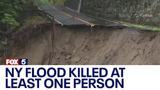 NY flooding: 1 killed as flood waters overwhelm Hudson Valley, force road closures