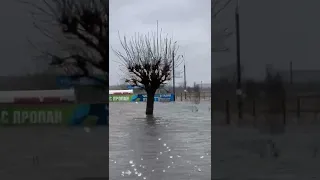 12 марта 2023  Тамбов ул Киквидзе   заправка пропан  затопило