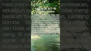 HABAKUK 3:17-18 (Doa nabi Habakuk) - Baca Alkitab Tiap Hari  #short