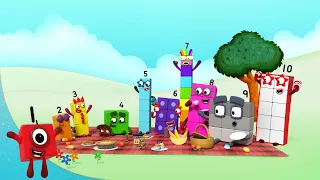 @Numberblocks- Top 10 Friendship Moments 💙| Learn to Count | Learning Blocks