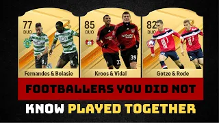 FOOTBALLERS You DID NOT Know PLAYED TOGETHER! 🤯🔥 ft Bruno Fernandes, Toni Kroos, Eden Hazard etc