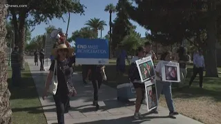 Protesters demand for Arizona's prisons director to be fired