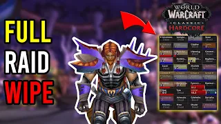 HOW The Hardcore Raid FULL WIPED In Naxx