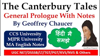 The Canterbury Tales: General Prologue In Hindi by Geoffrey Chaucer