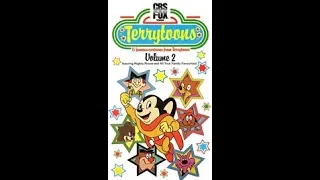 Original VHS Opening: Terrytoons - 15 Famous Cartoons from Terrytoons Volume 2 (UK Pre cert Tape)