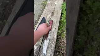 Нож из клапана