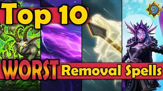 Top 10 Worst Removal Spells in Hearthstone