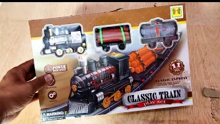 Mencari dan merakit mainan kereta api Uap Classic | Unboxing kereta api Thomas kreta api listrik MRT
