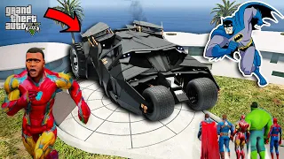 Batman vs Super Man Fight for BatMobile Car in GTA5 | A.K GAME WORLD