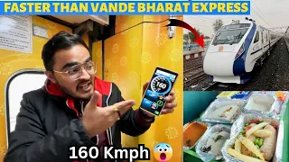 160 Kmph India’s Fastest Train Gatimaan Express Journey *Vande Bharat Express se bhe tej😱*
