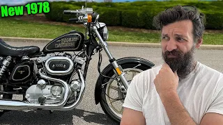 I Bought a 1978 New Old Harley Motorcycle, its Got Problems