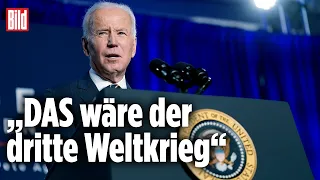 Joe Biden: Wir müssen den Dritten Weltkrieg verhindern | Ukraine-Krieg