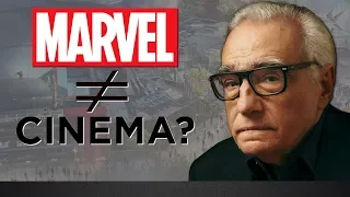 Martin Scorsese Says Marvel Movies Are "Not Cinema" | READUS 101