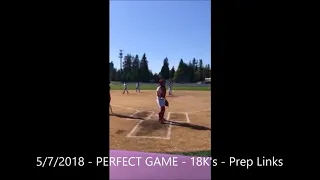 KAYLIE HOSKINS - 2019 LHP - PERFECT GAME/18k's - LAKE STEVENS HIGH, LAKE STEVENS, WA