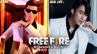 Free Fire All Characters In Real Life | 2017 to 2021 | HD