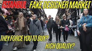 Istanbul Fake Markets Spree! Shop 'Til You Drop! Walking Tour 2023 | 4k