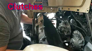 Checking the new Outlander HD7 Clutch and fixing the ATV Winch Problem