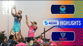 Super Rugby Pacific 2024 | Moana Pasifika v Rebels | Round 3 Highlights