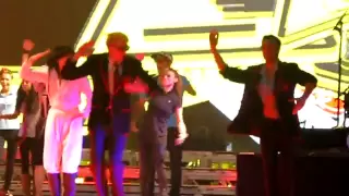 Safety Dance - Kevin McHale (with Darren Criss, ridic costumes for all) - O2 Dublin 3 July 2011