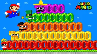 Wonderland: BIG NUMBERS | Flexing MAX in Super Mario Bros. Maze Mayhem Level Up | Game Animation