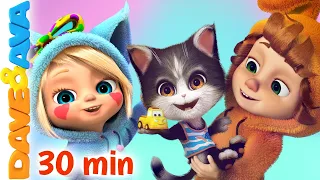 🤪 Ten in the Bed, Five Little Ladybugs | Nursery Rhymes | Baby Songs | Dave and Ava Kids Songs 🤪