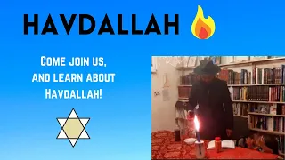 HAVDALLAH CEREMONY || Hasidic Jewish family || LEARN ABOUT HAVDALLAH