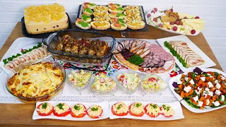 MENU for Any Holiday! My HOLIDAY TABLE: hot food, snacks and salads!