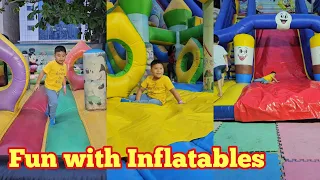 Inflatable playground. Yaye's Playtime at the Park