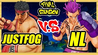 SFV CE 🔥 Justfog (Ryu) vs NL (Luke) 🔥 Ranked Set 🔥 Street Fighter 5