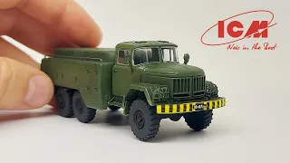 Сборная модель ЗИЛ-131 1:72 | Сборка и окраска модели