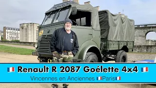 🇫🇷 Renault R 2087 Goélette 4x4 🇫🇷 Vincennes en Anciennes 🇫🇷Paris🇫🇷