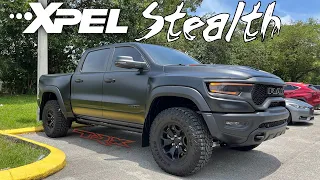 This RAM TRX gets a STEALTH Transformation! XPEL Stealth PPF install from start to finish!