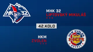 42.kolo MHK 32 Liptovský Mikuláš - HKM Zvolen HIGHLIGHTS