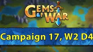 ⚔️ Gems of War, Campaign 17 Week 1 Day 4 | Testing New Stellarix Mega Buff and PvP ⚔️