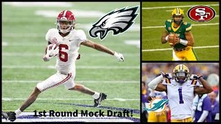 NFL Draft 2021 First Round Mock Draft: 49ers, Dolphins, and Eagles Make Block Buster Trade!