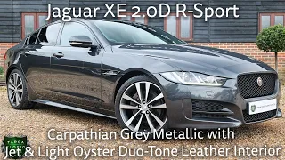 [4K] Jaguar XE 2.0D R-Sport registered July April 2017 (17) finished in Carpathian Grey Metallic