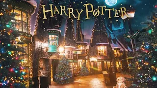 8 Hours Harry Potter Christmas 🎄 Ambience ⋄ Hogwarts, The burrow and More 🎁✨ Cozy Winter Scenes