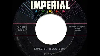 1959 HITS ARCHIVE: Sweeter Than You - Ricky Nelson (hit single version)